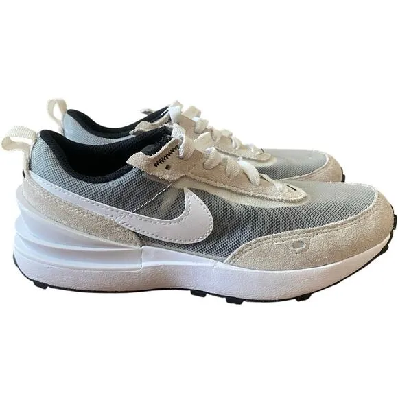 Nike Kids Waffle One GS Summit White 2.5 Youth Sneaker Mesh Suede Athletic Shoe
