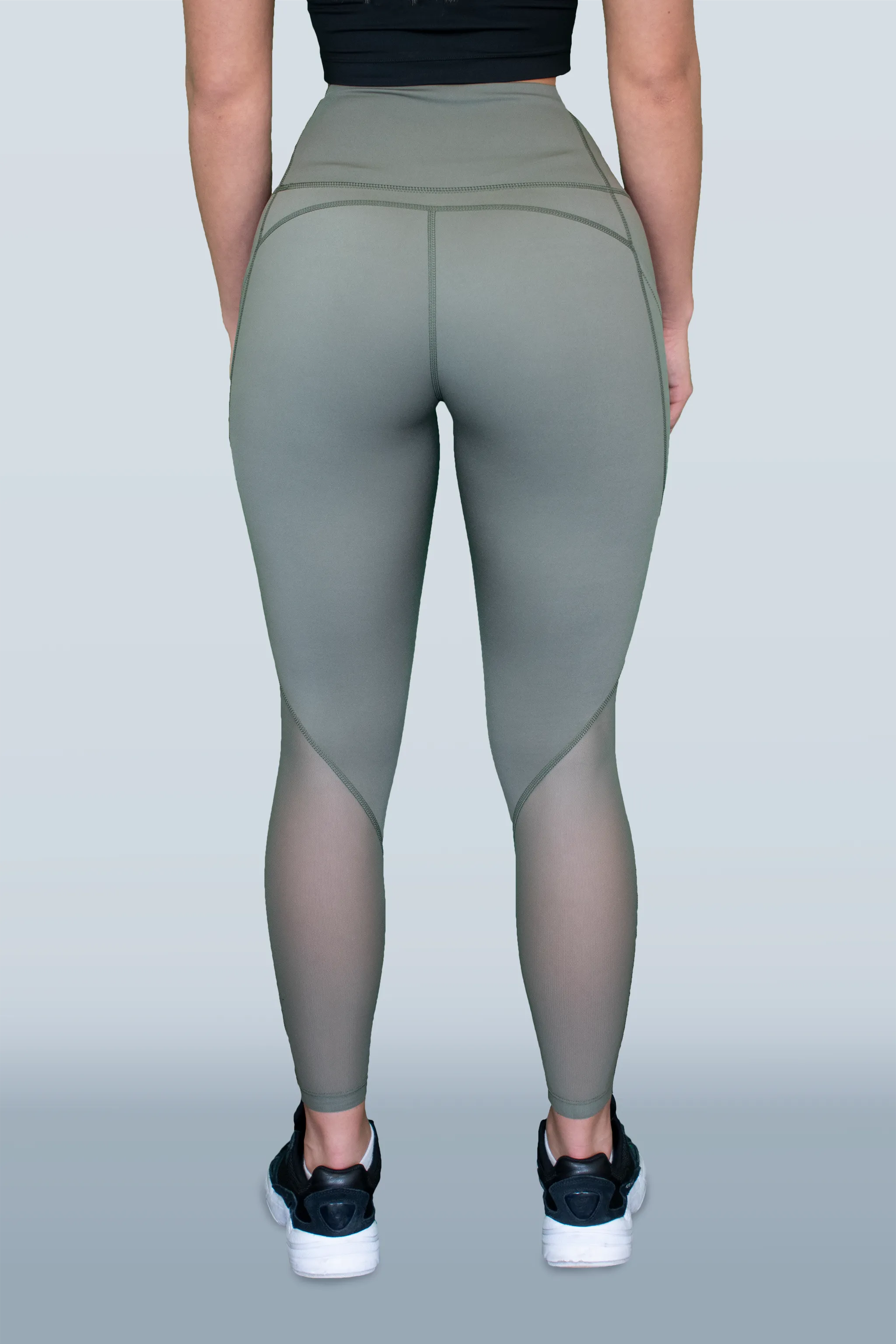 No Plateau Highlight Leggings | High-Waisted, Breathable Mesh