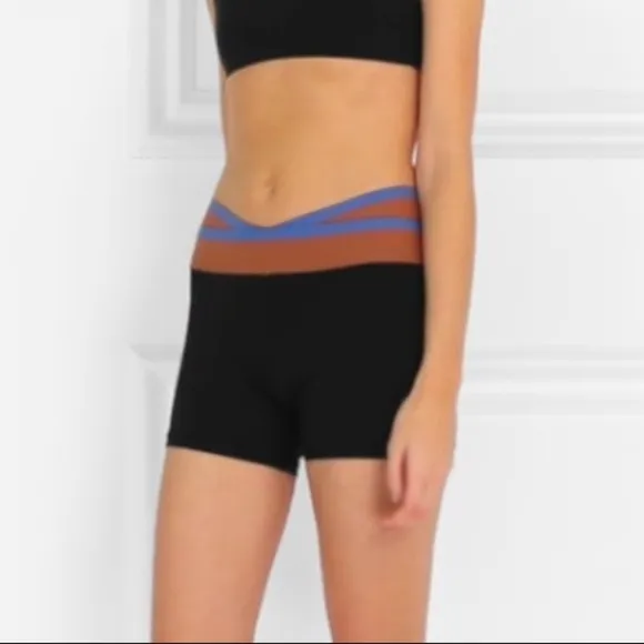 OLYMPIA ACTIVEWEAR Naxo striped stretch shorts S