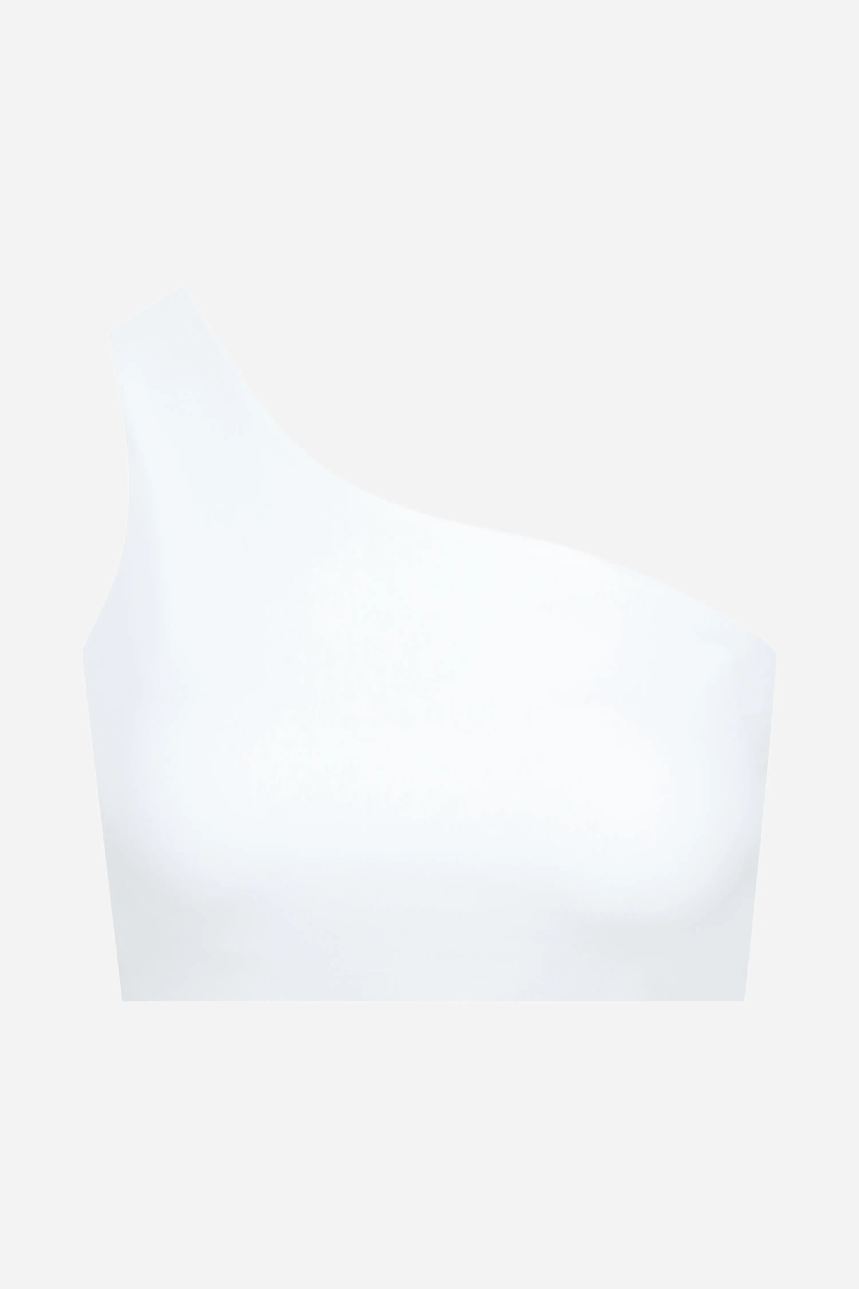 ONE SHOULDER TOP - POWER BLANC