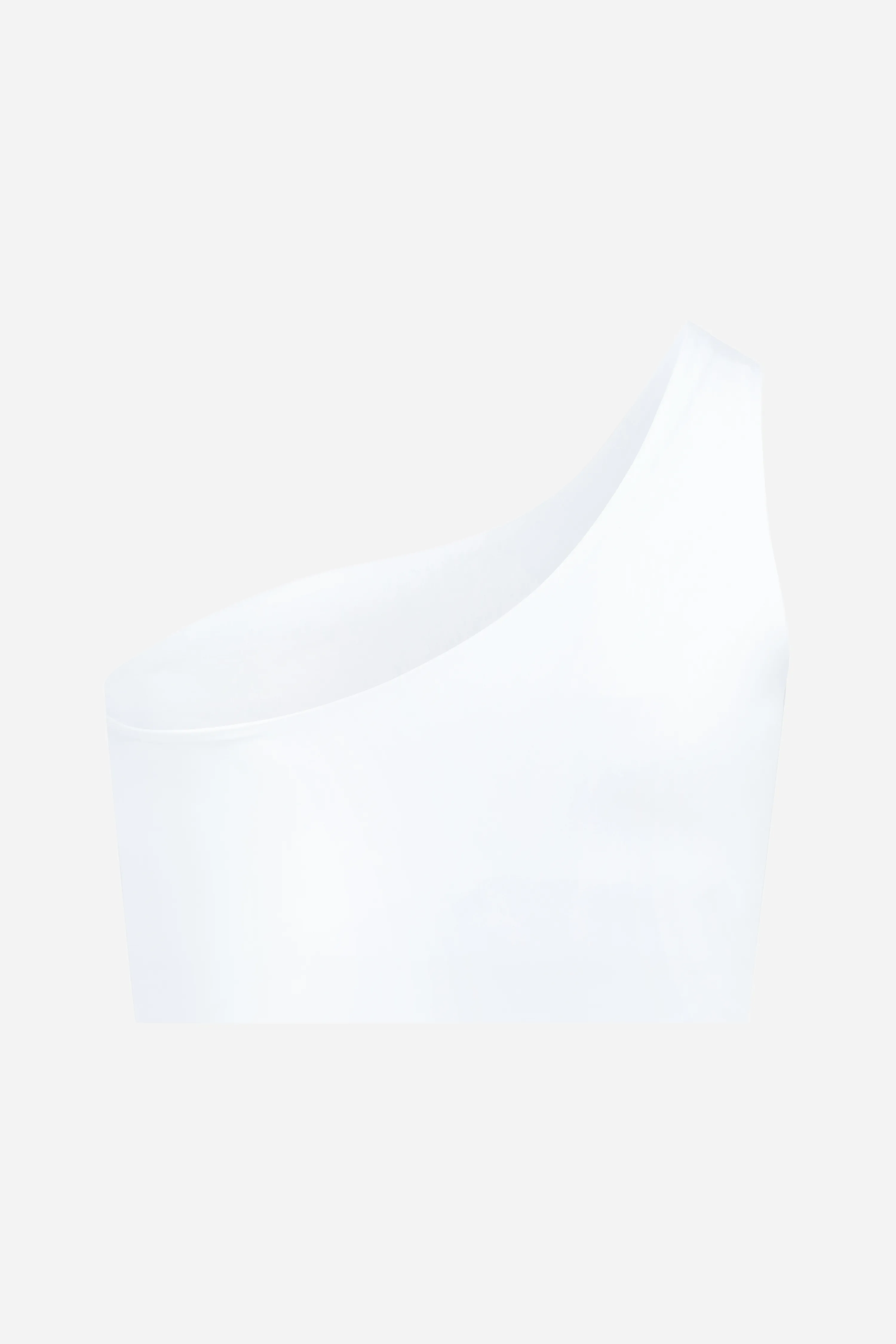 ONE SHOULDER TOP - POWER BLANC