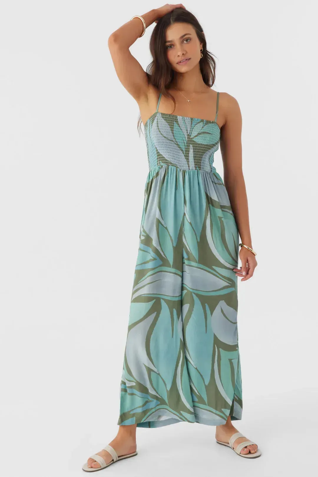 Oneill Women's Cade Loreta Print Jumpsuit
