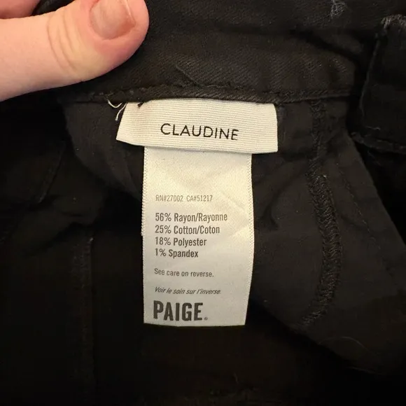 Paige Women's Black Jeans