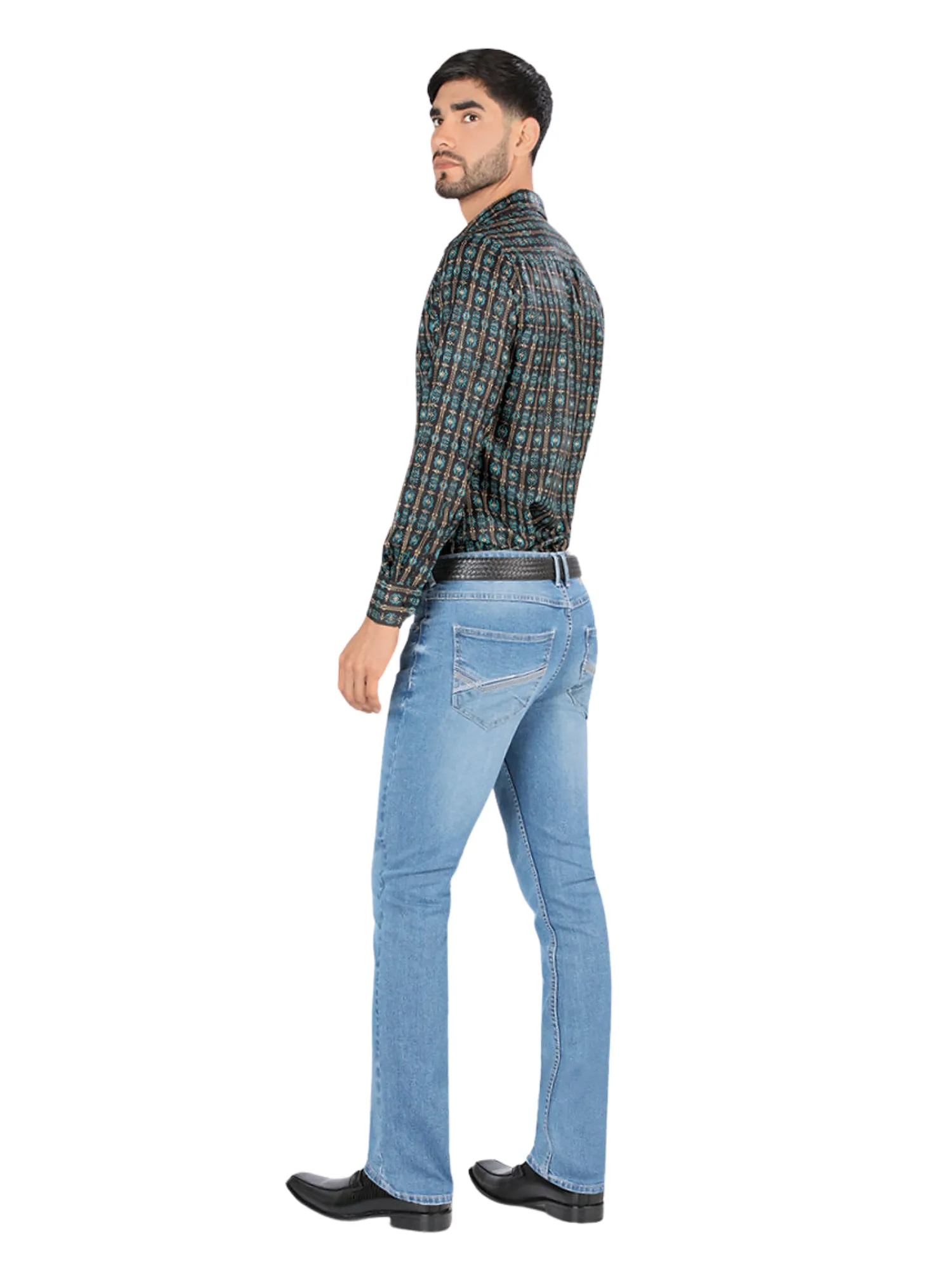 Pantalon Vaquero de Mezclilla Stretch para Hombre 'Montero' - ID: 5312