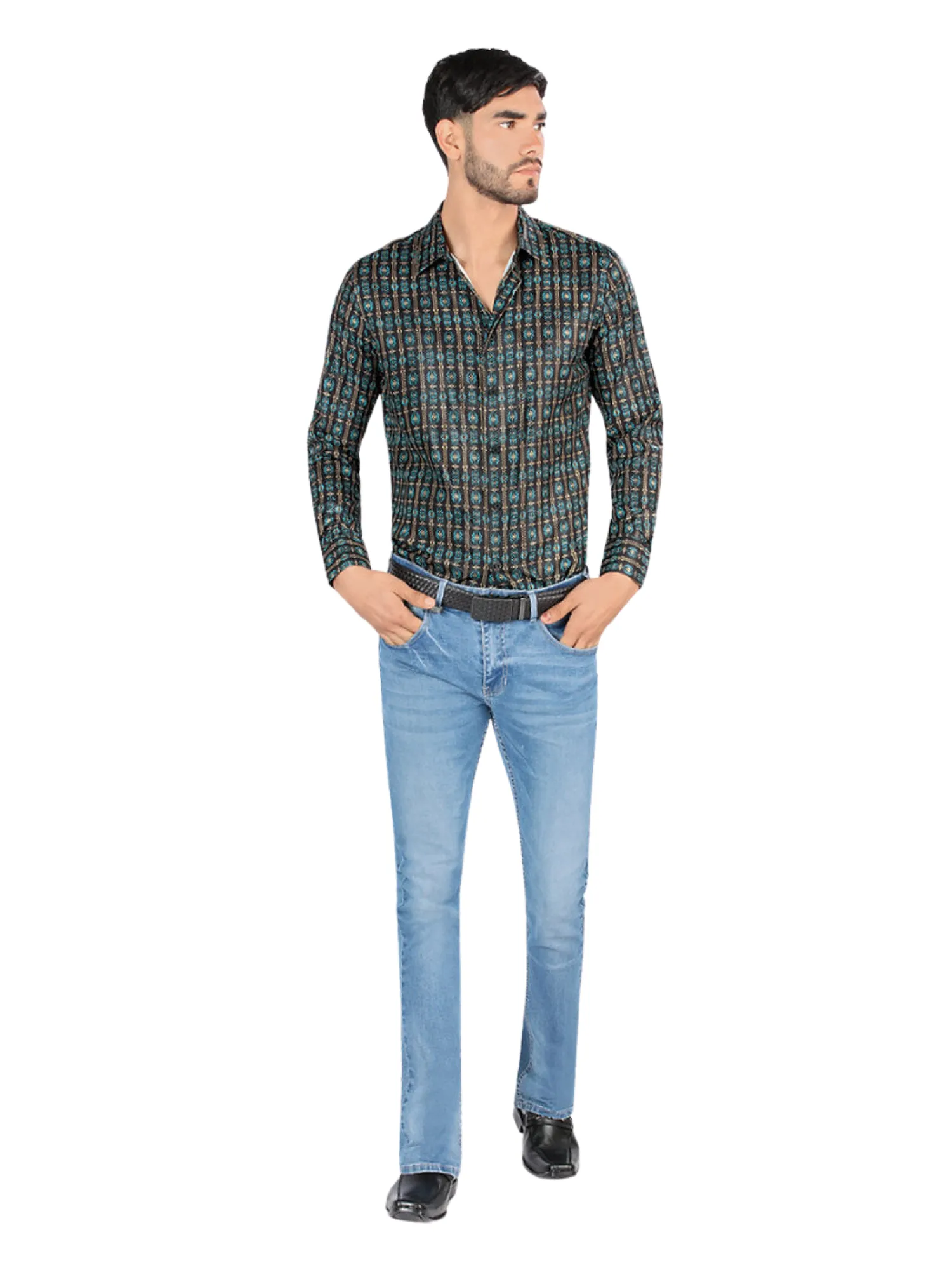 Pantalon Vaquero de Mezclilla Stretch para Hombre 'Montero' - ID: 5312