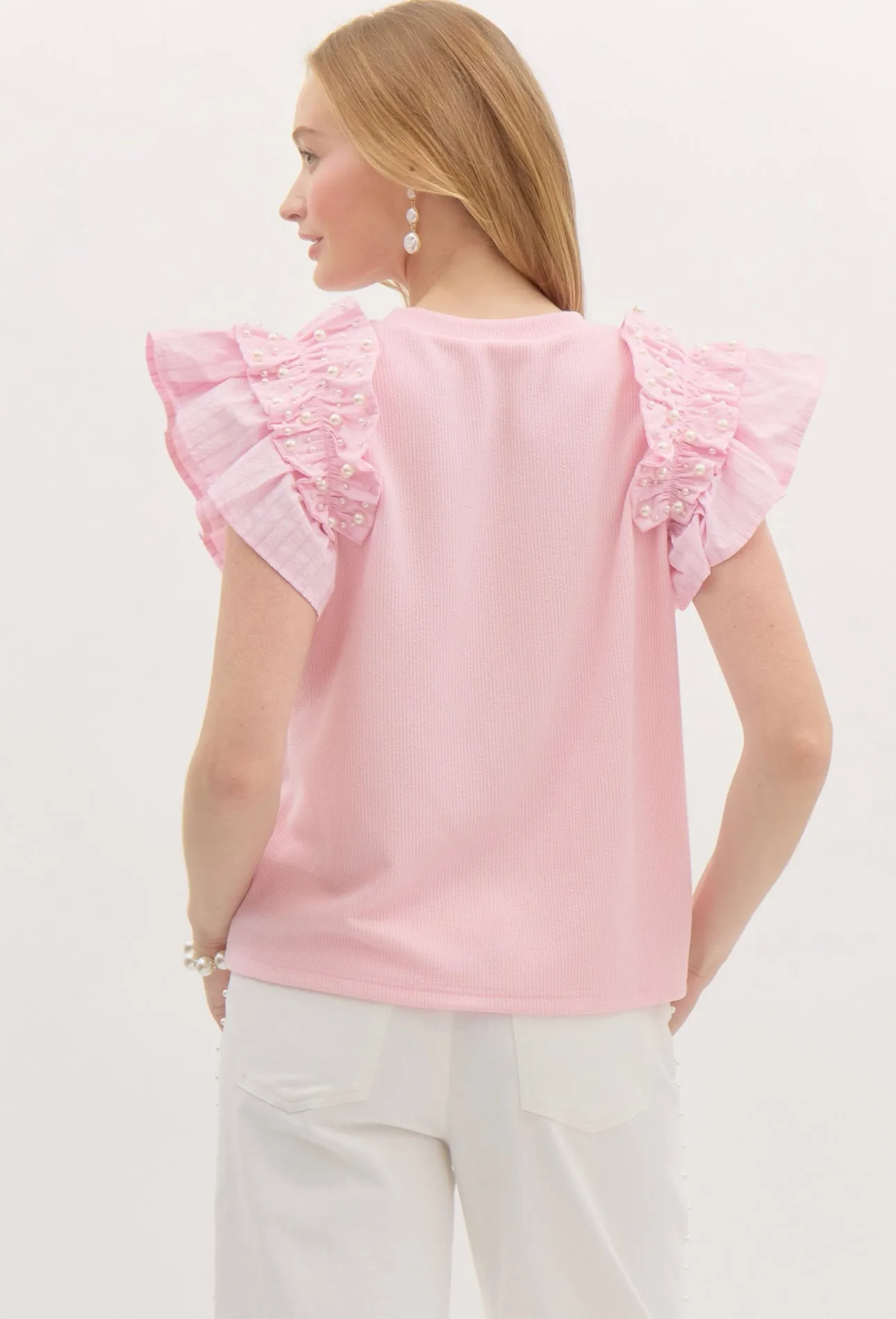 Pink Pearl Club Top