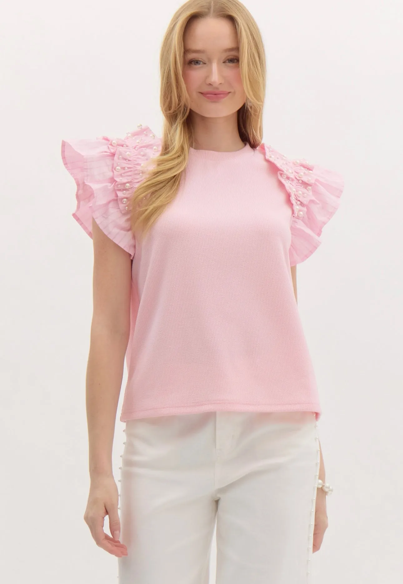 Pink Pearl Club Top