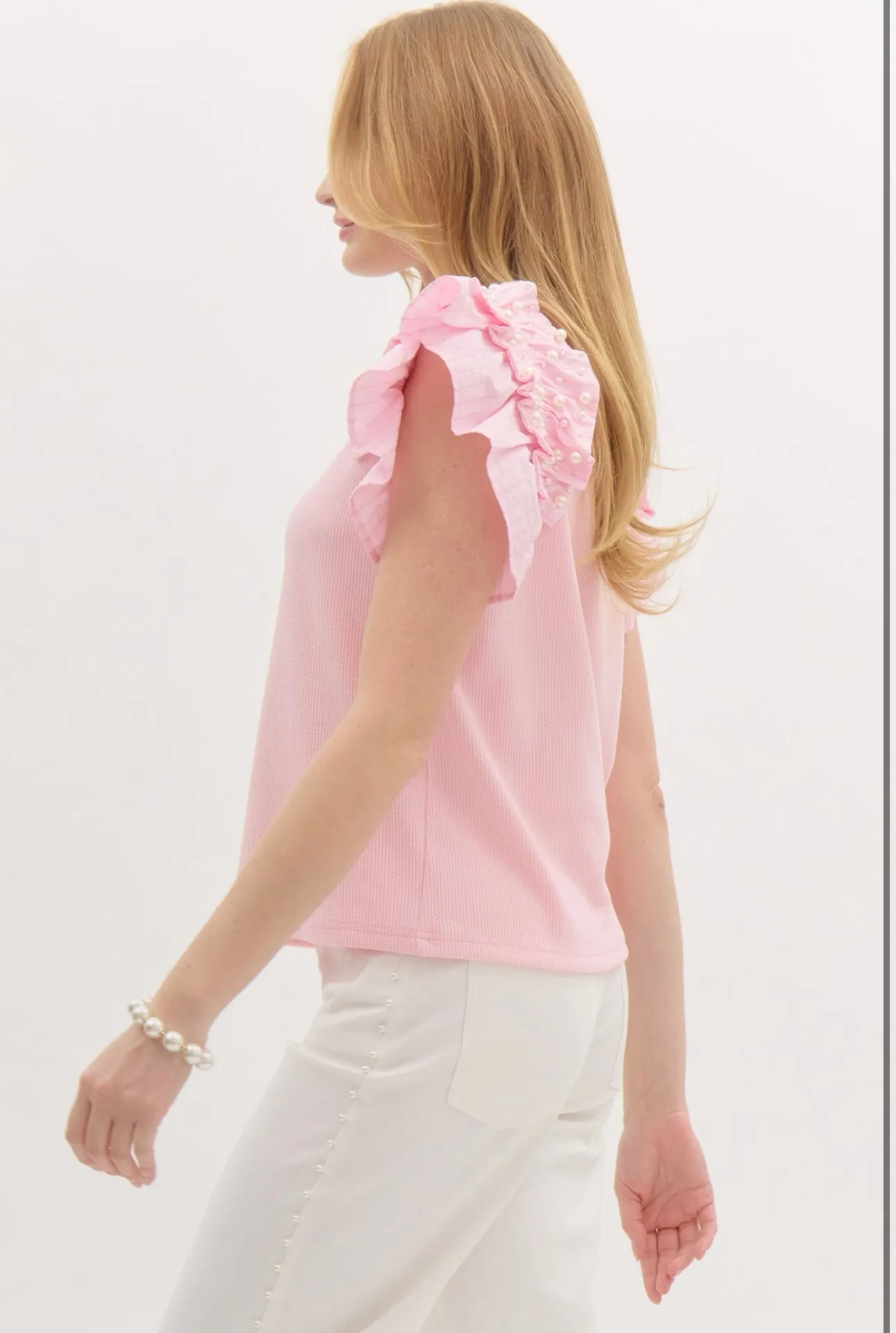 Pink Pearl Club Top