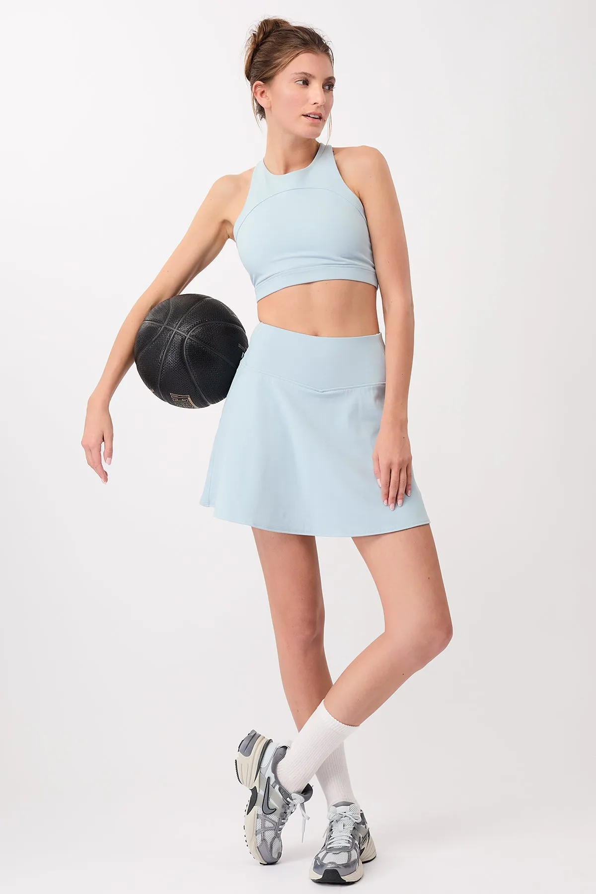 Power Skort Foggy Glass