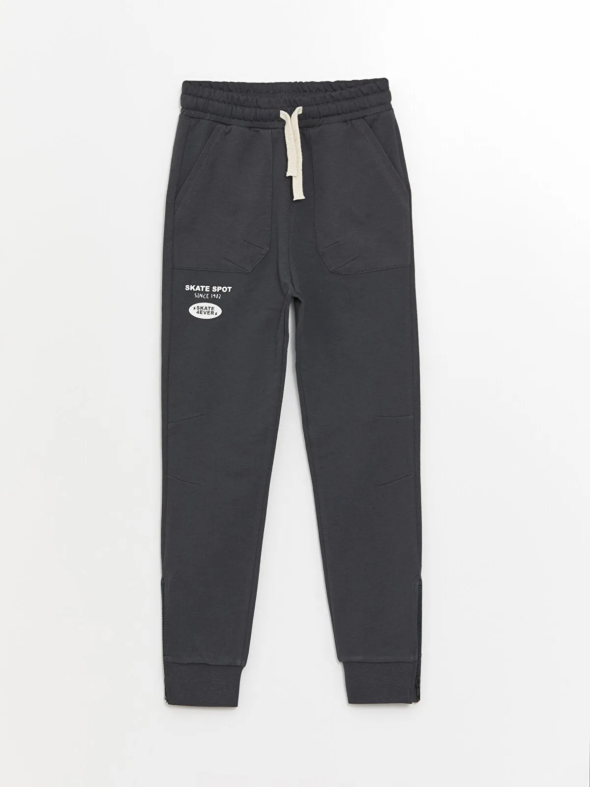 Printed Boys' Jogger Sweatpants with Elastic Waist