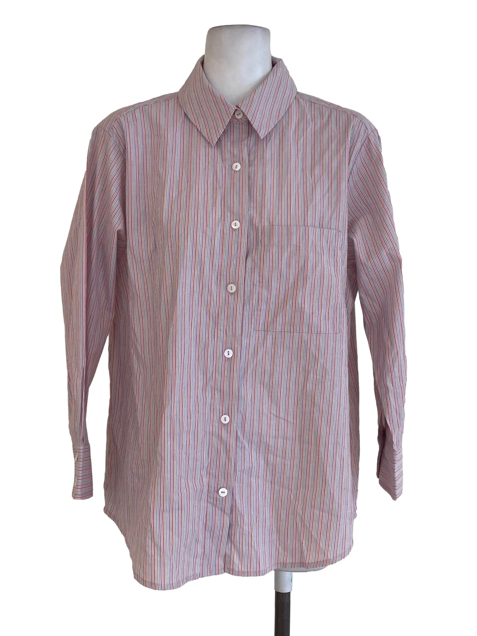 Purple Striped Blouse LB