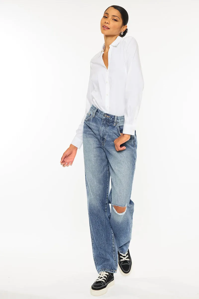 Quincy High Rise Dad Jeans