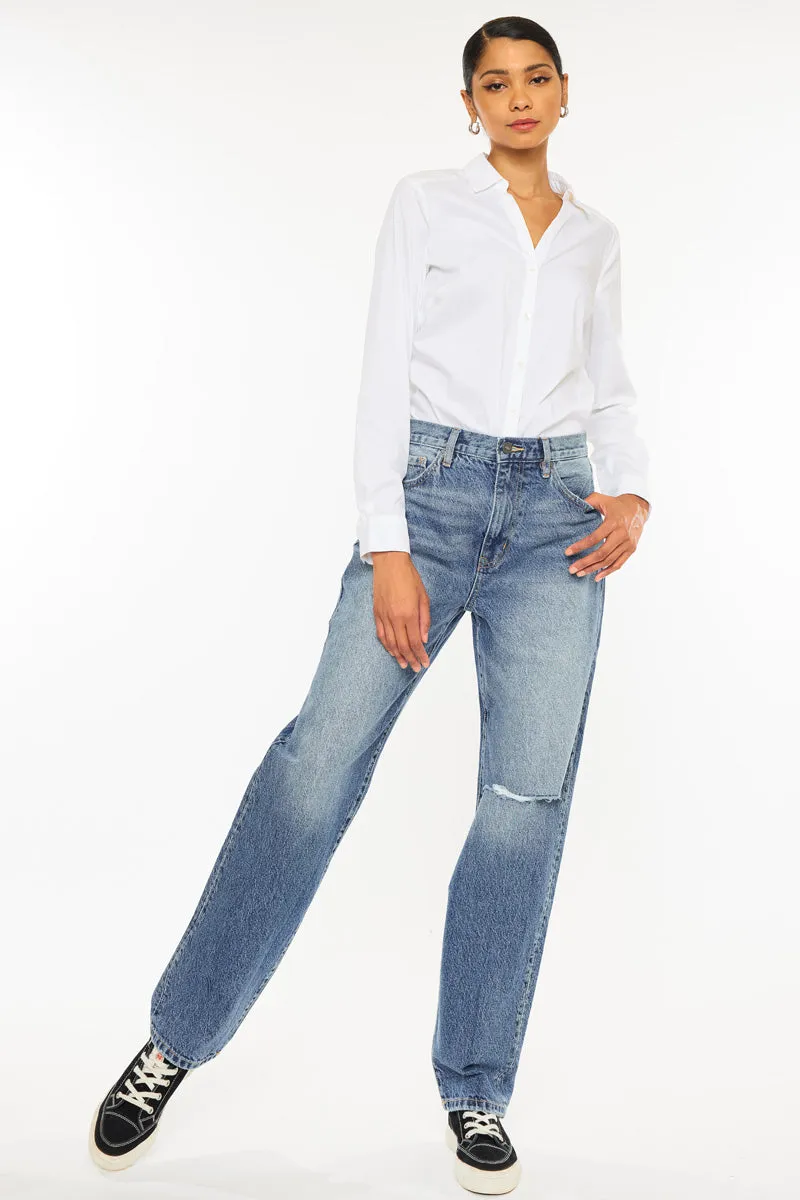 Quincy High Rise Dad Jeans