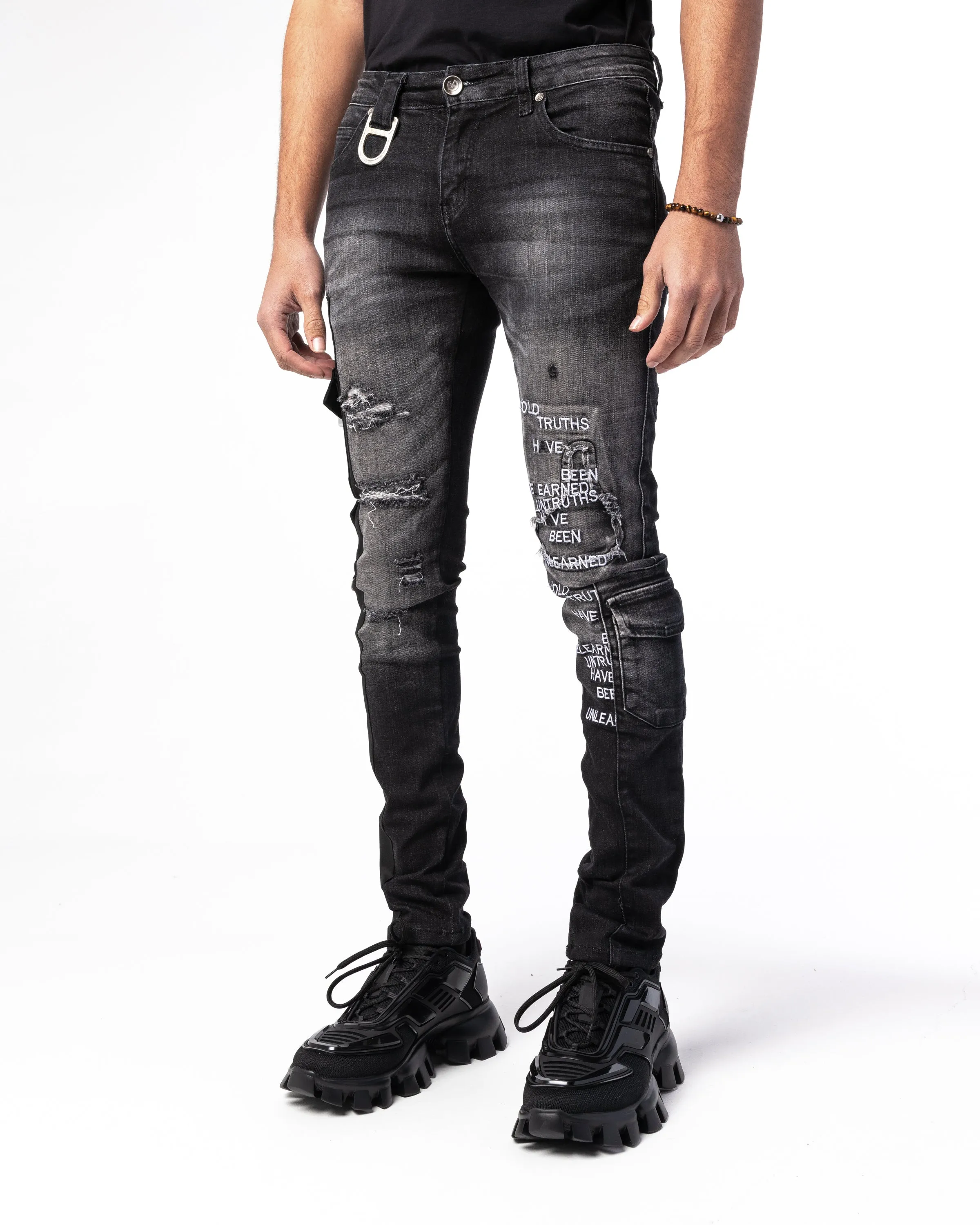 "CAPONE" Washed Black