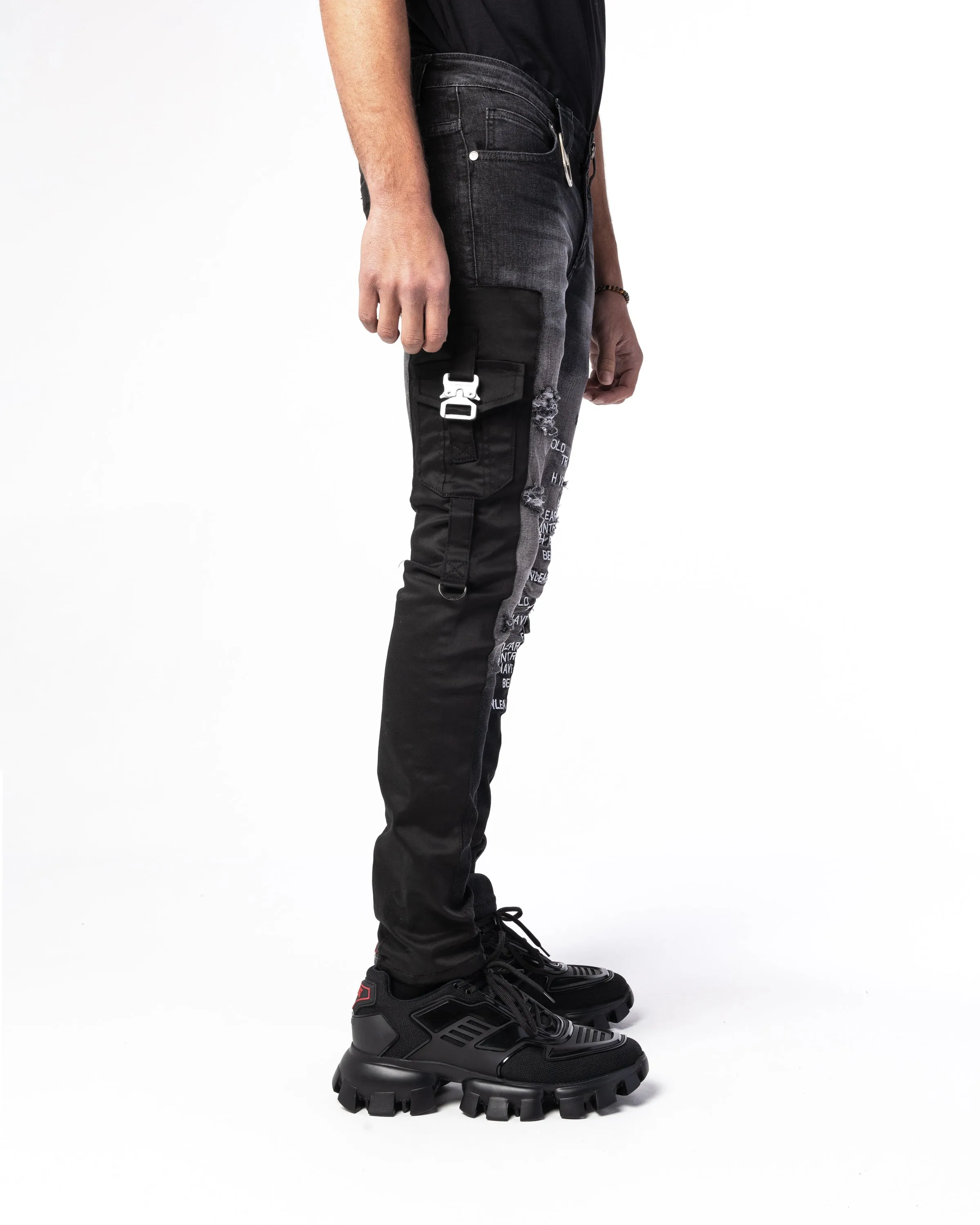 "CAPONE" Washed Black
