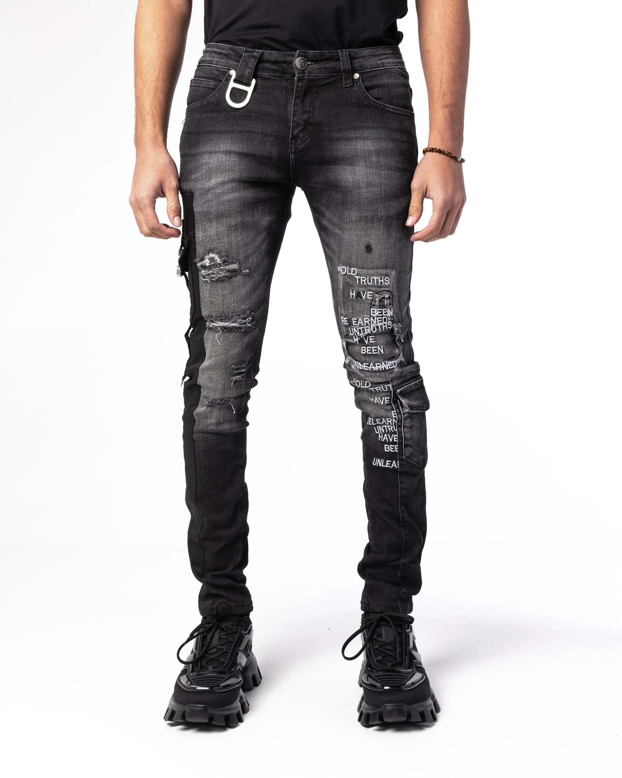 "CAPONE" Washed Black