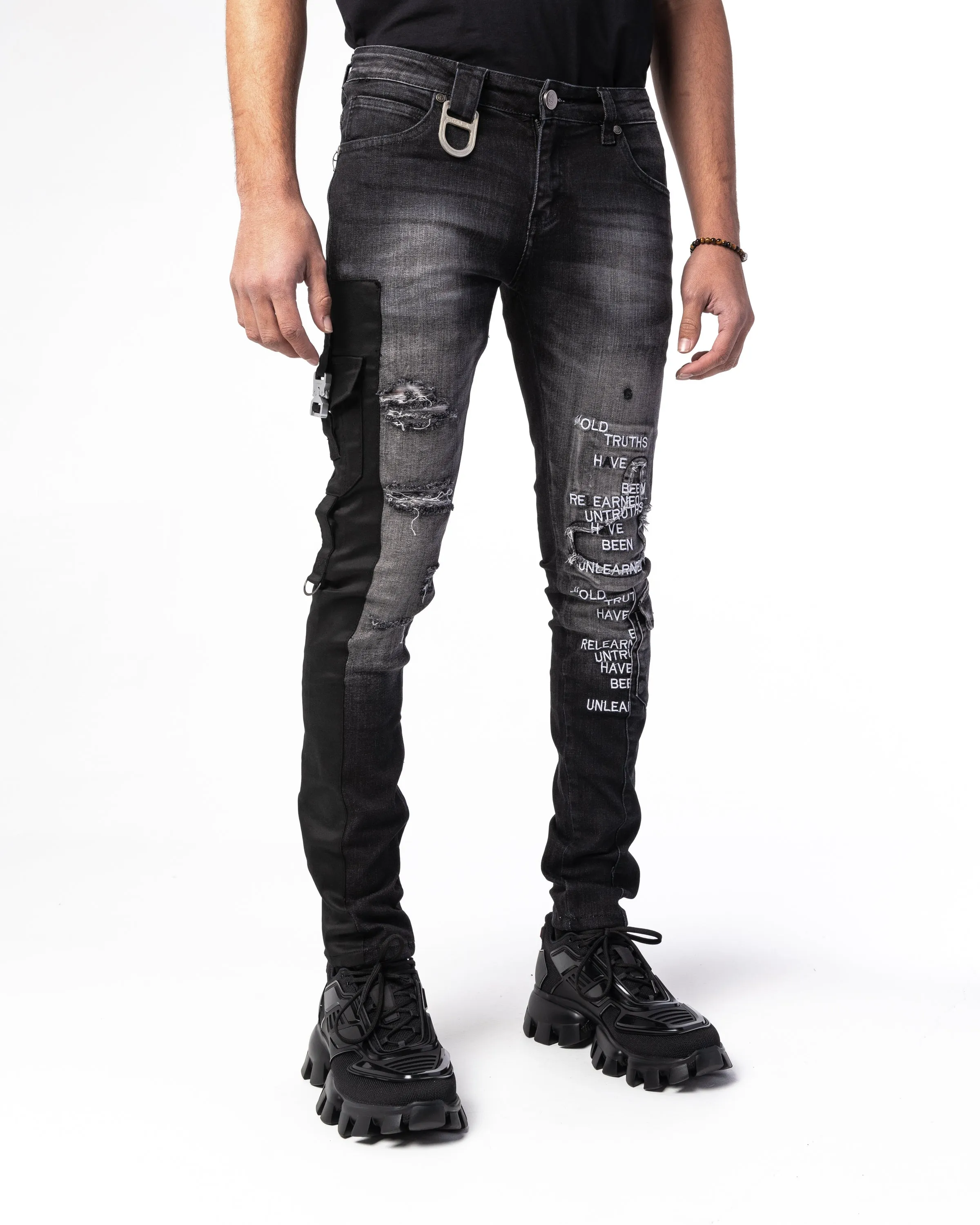 "CAPONE" Washed Black