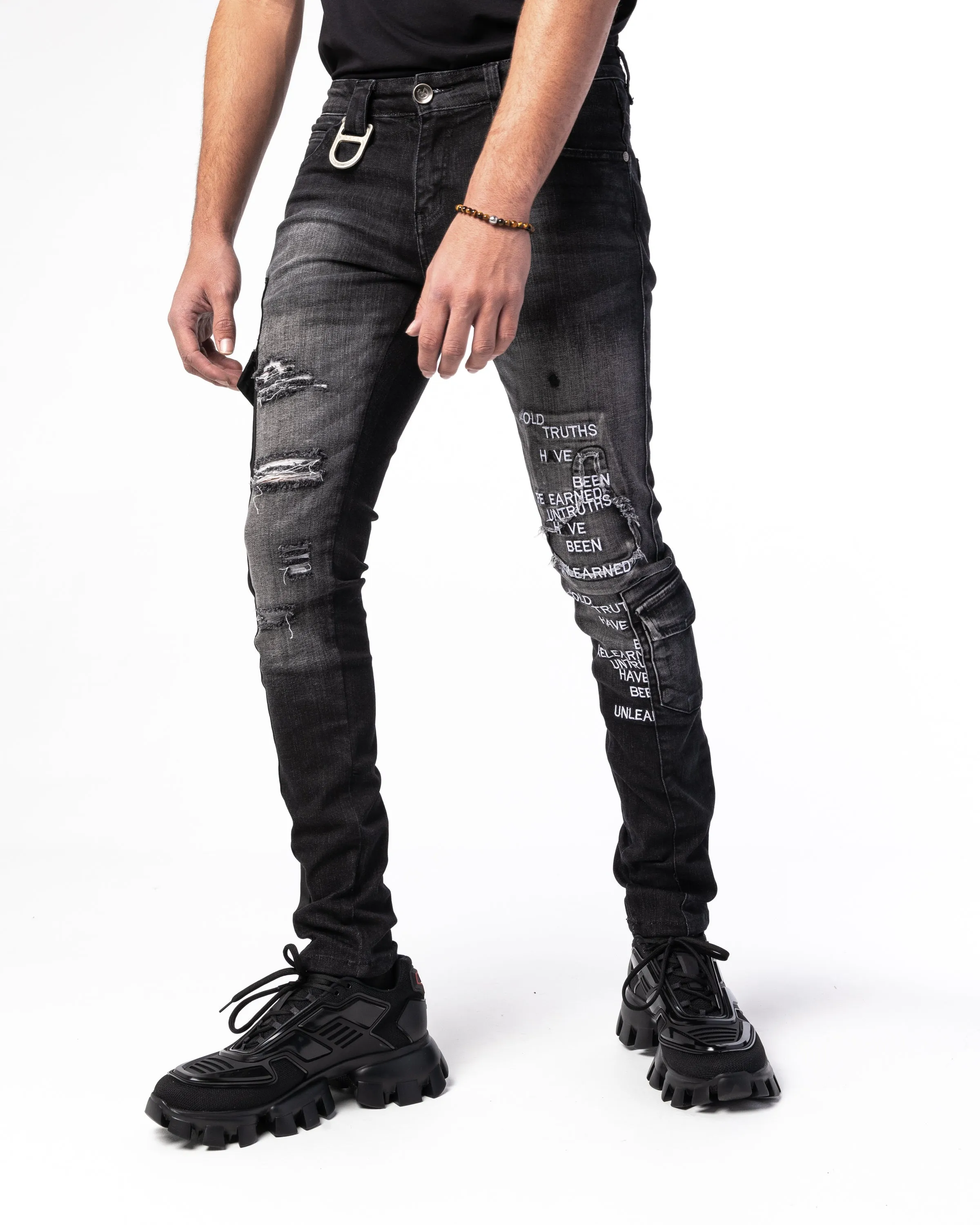 "CAPONE" Washed Black