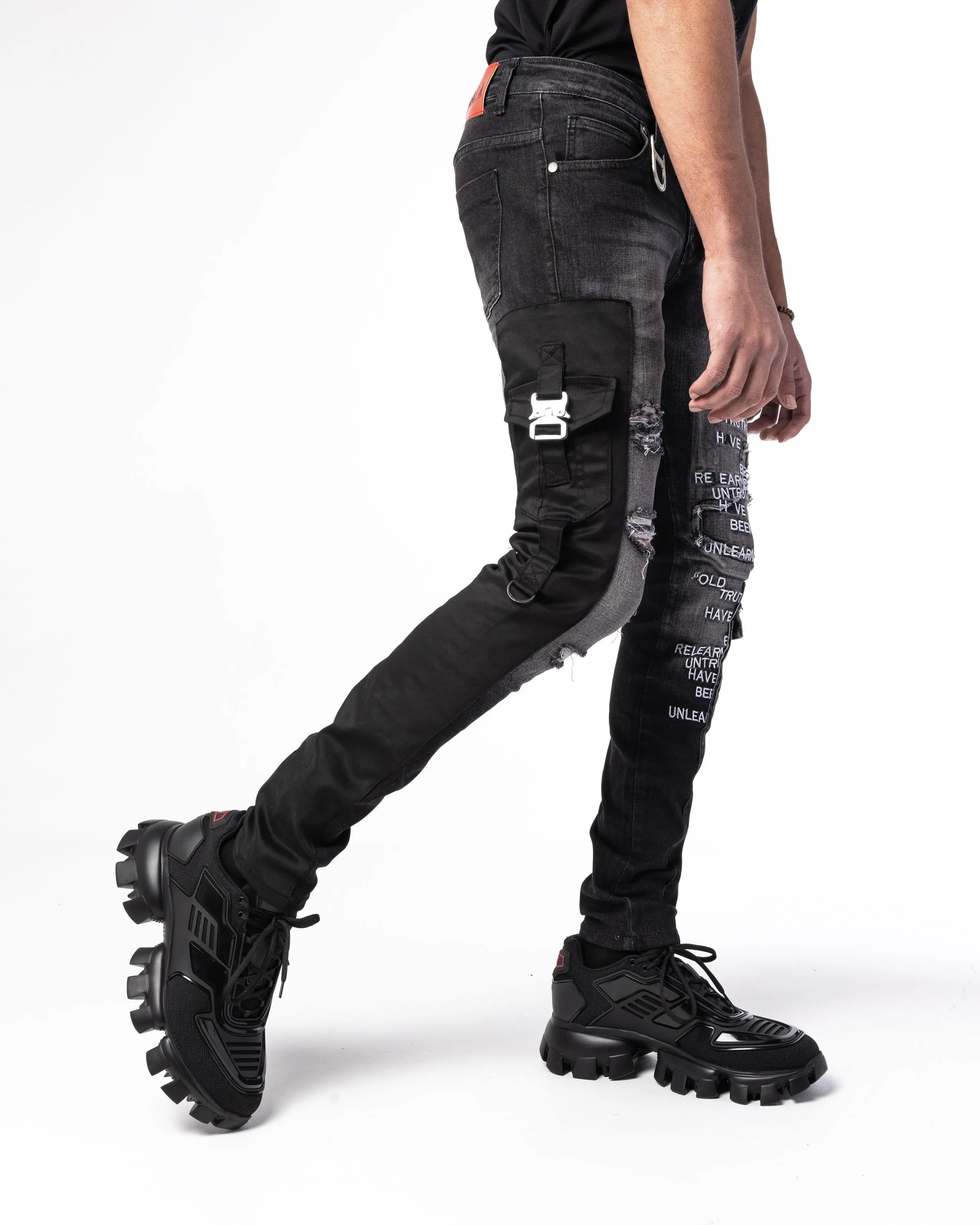 "CAPONE" Washed Black