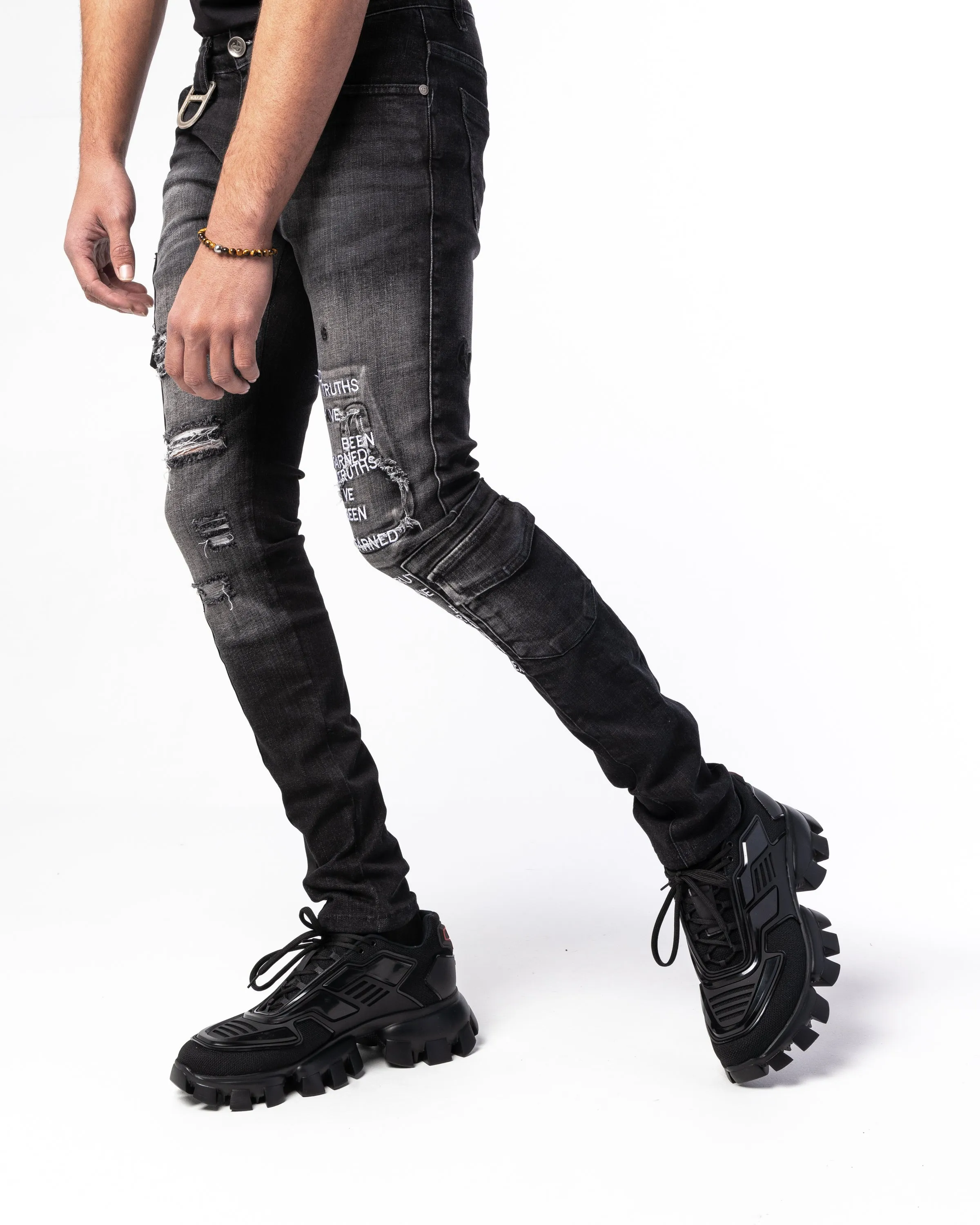 "CAPONE" Washed Black