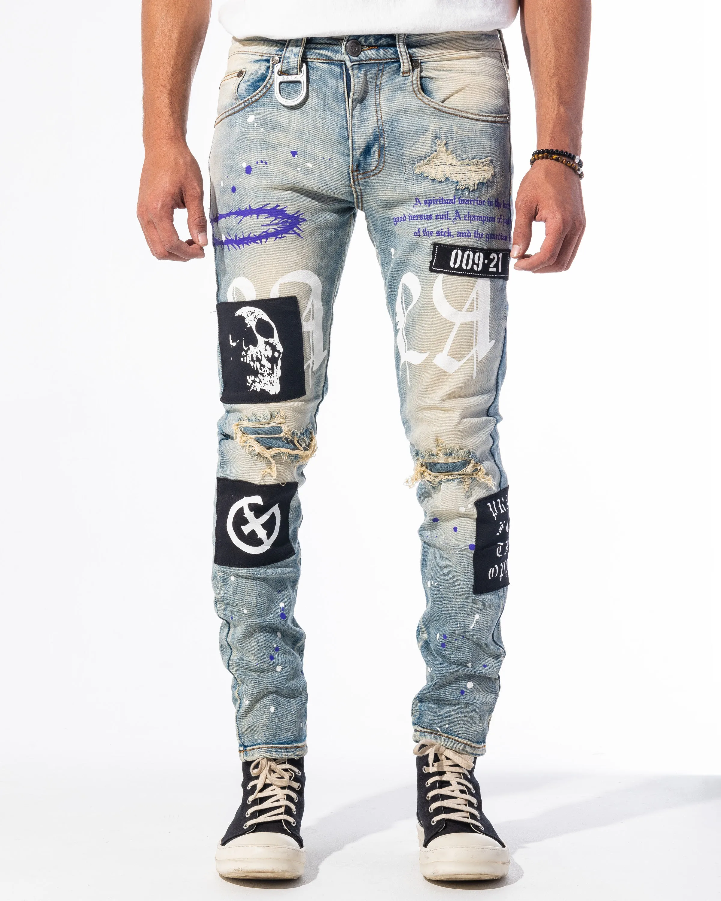 "RESISTANCE" DENIM (PURPLE)