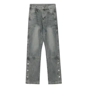 "Street Button Panel" Jeans