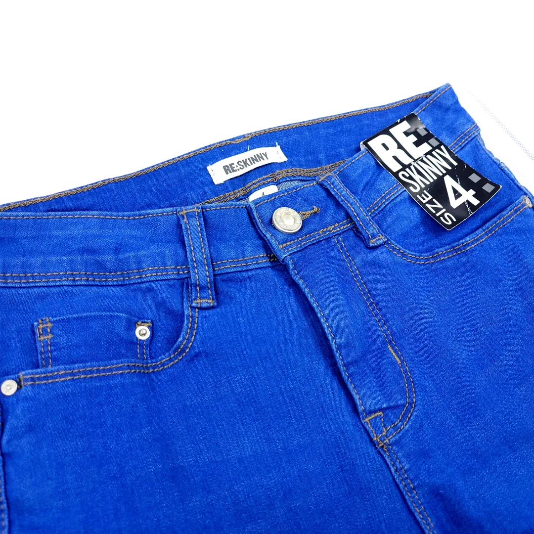 RE: SKINNY JEANS BRIGHT BLUE
