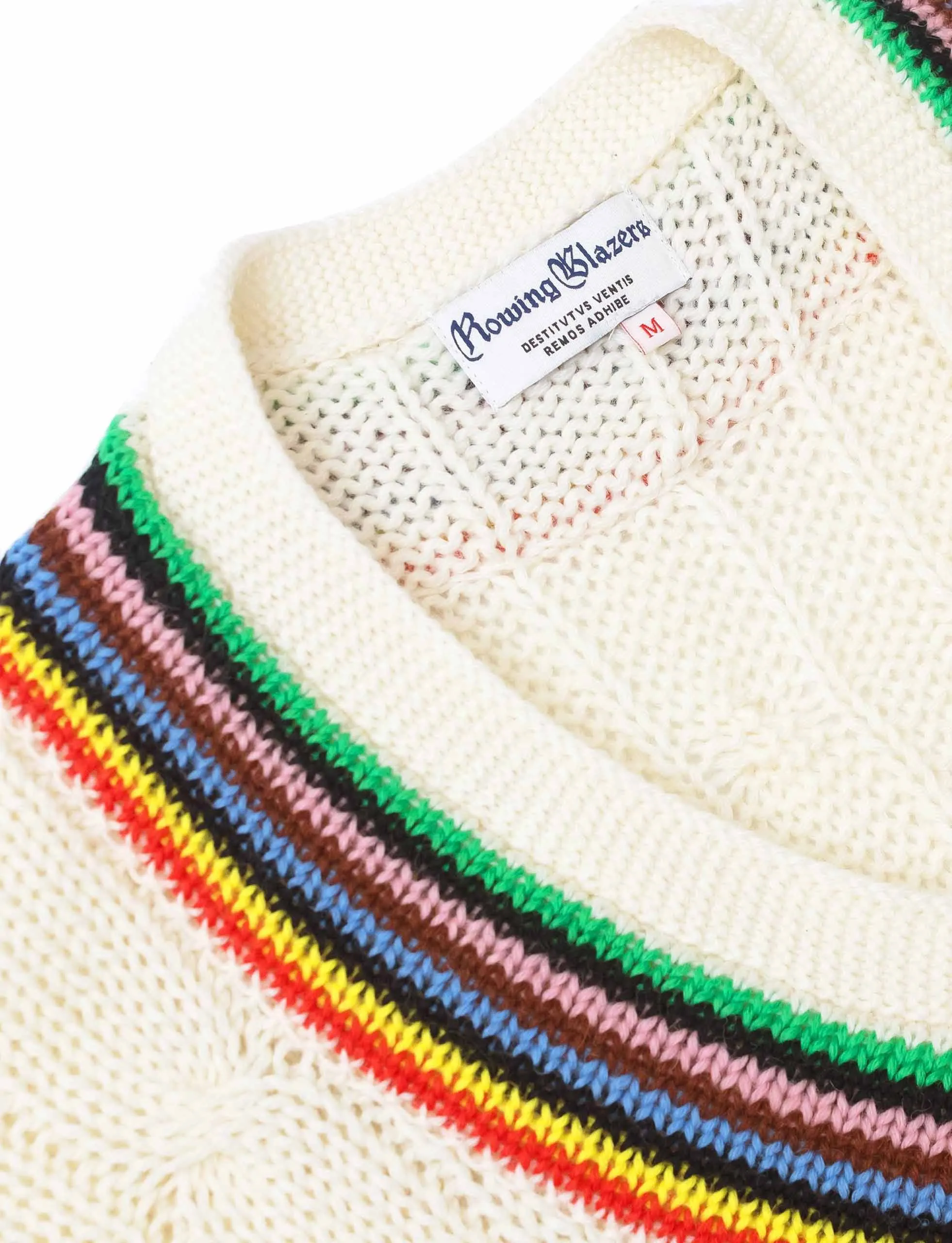 ROWING BLAZERS  WOOL CRICKET SWEATER