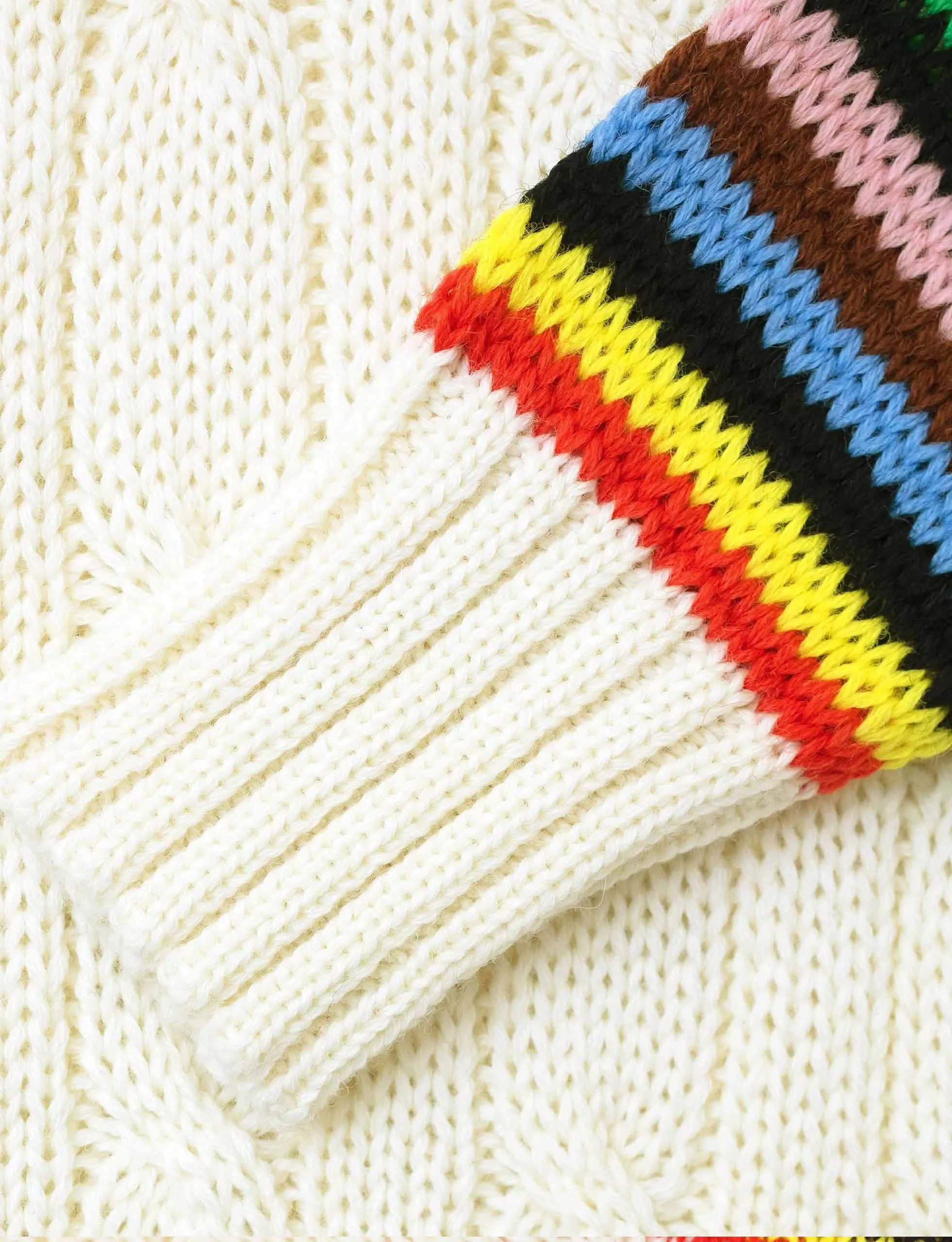 ROWING BLAZERS  WOOL CRICKET SWEATER