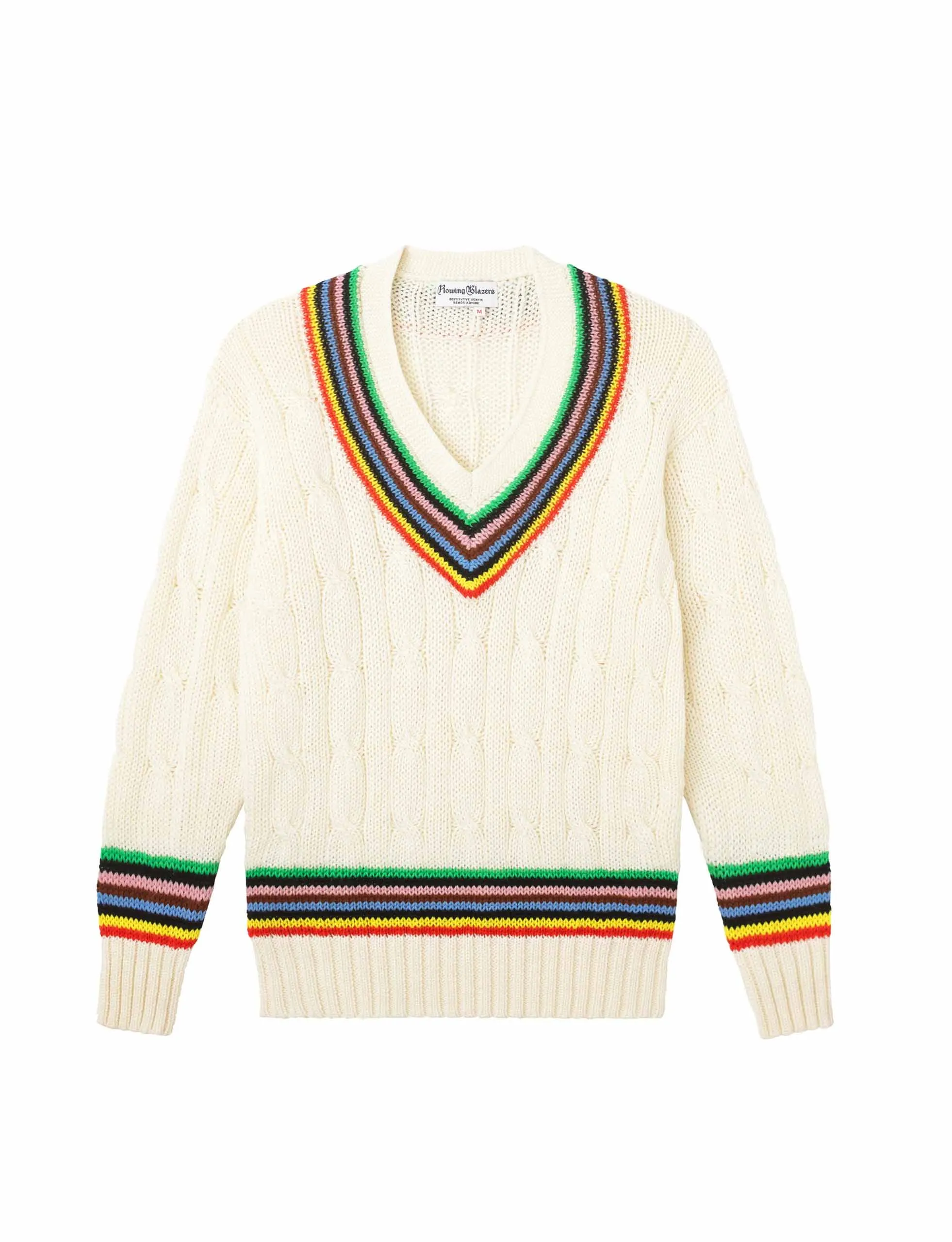 ROWING BLAZERS  WOOL CRICKET SWEATER