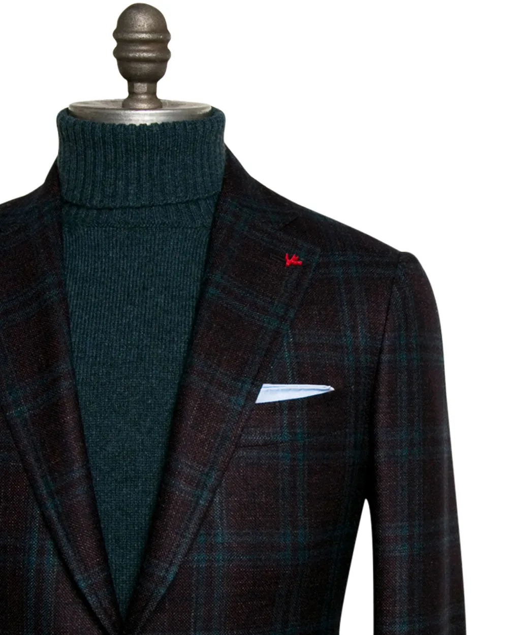Rust and Blue Windowpane Sportcoat