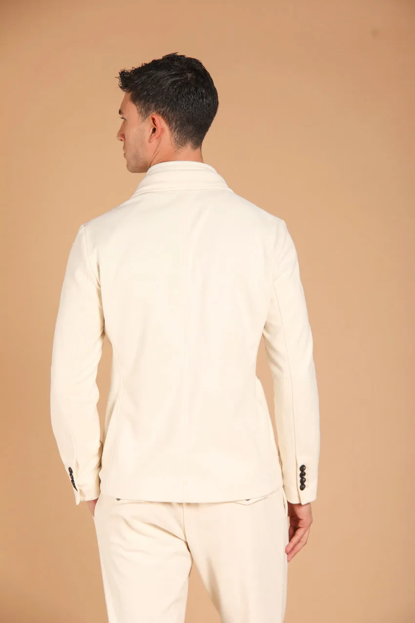 San Marco men's blazer in wool-effect jersey regular fit  