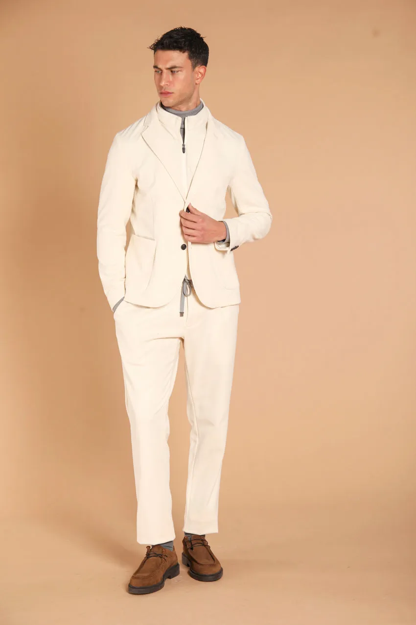 San Marco men's blazer in wool-effect jersey regular fit  