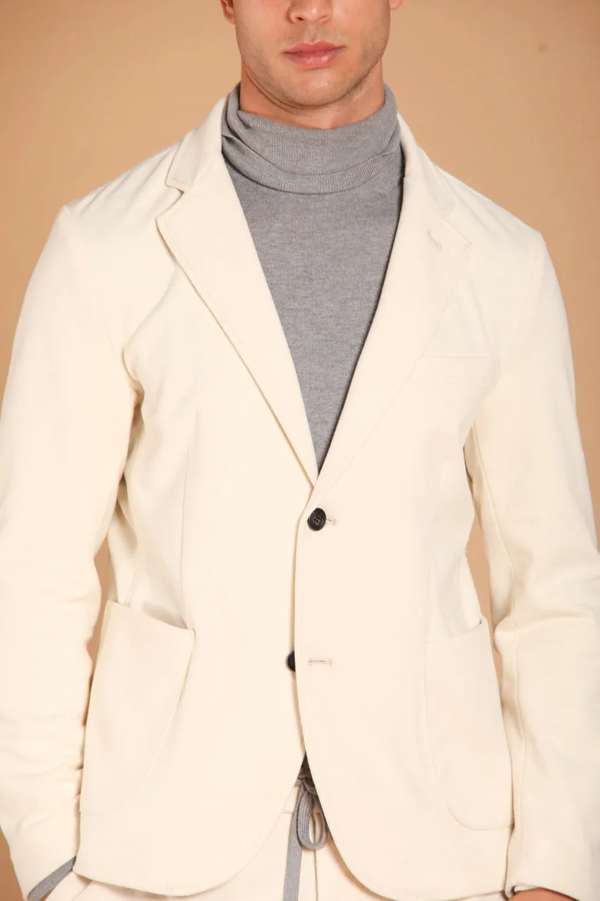San Marco men's blazer in wool-effect jersey regular fit  