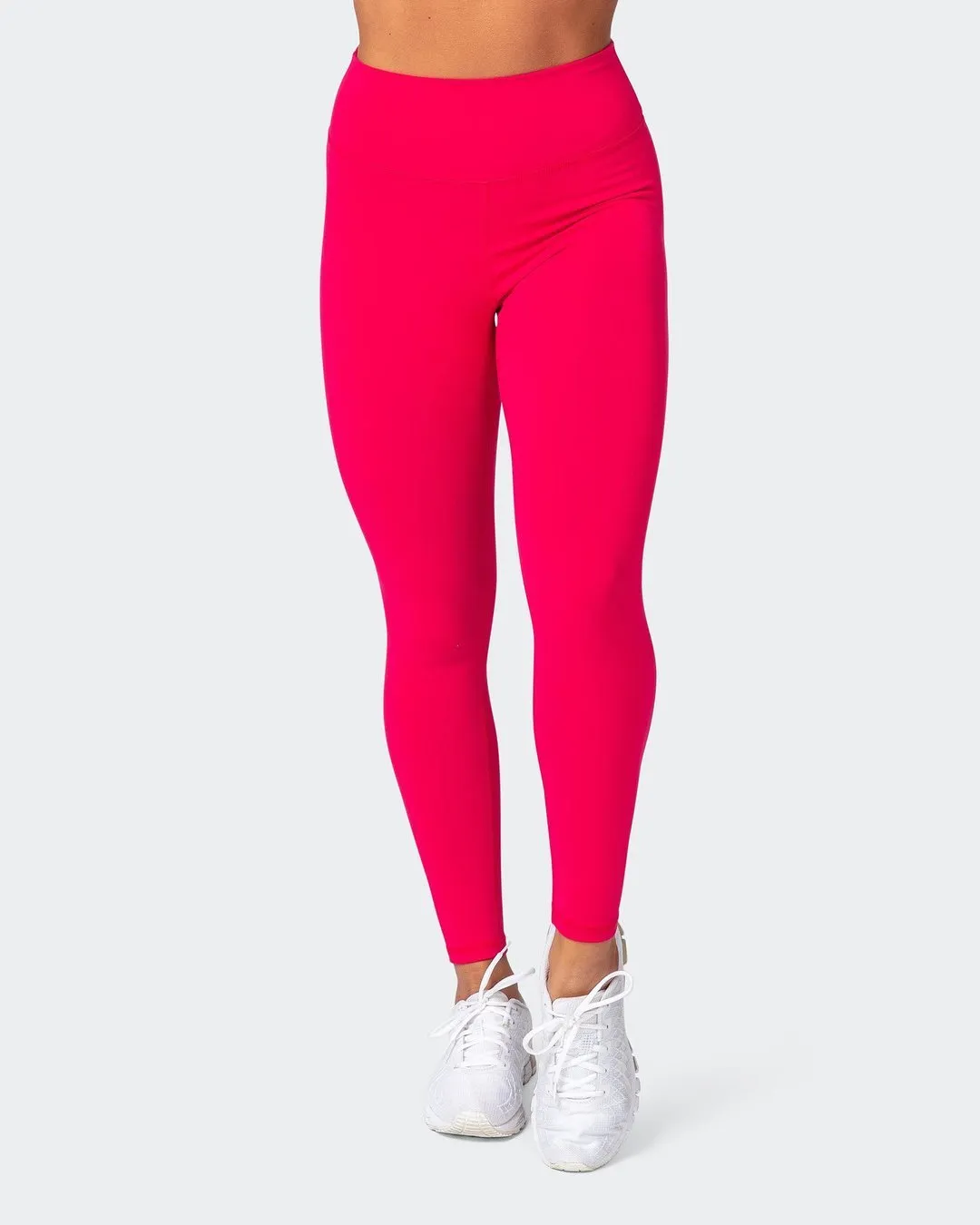 Signature Scrunch Ankle Length Leggings - Hot Pink