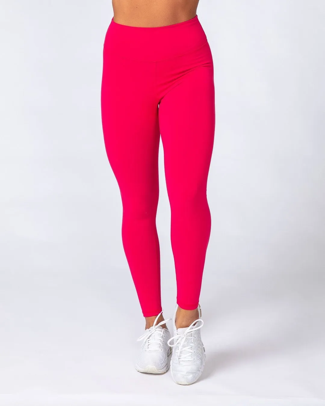 Signature Scrunch Ankle Length Leggings - Hot Pink