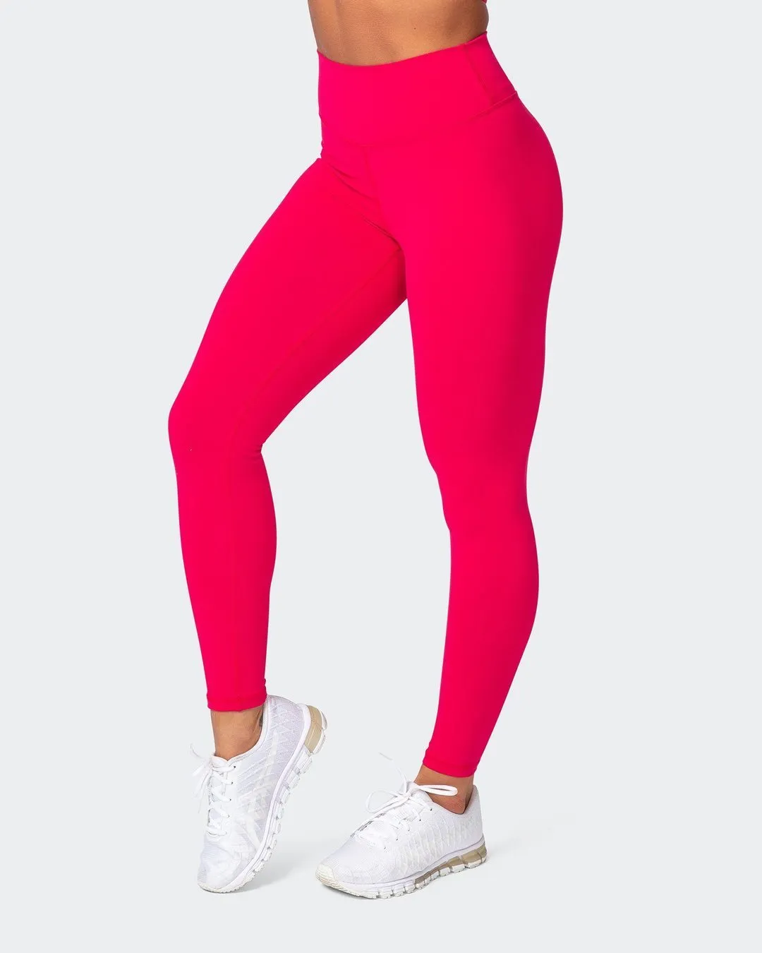 Signature Scrunch Ankle Length Leggings - Hot Pink