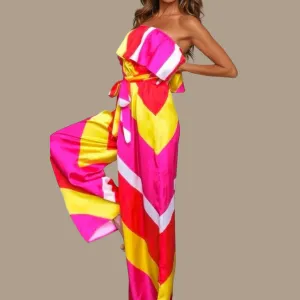 Simply Splendid Chevron Jumpsuit