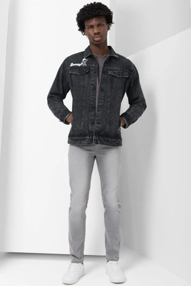 Skinny Denim Jeans Light Grey