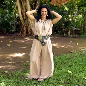Sleeveless Wide-Leg Jumpsuit