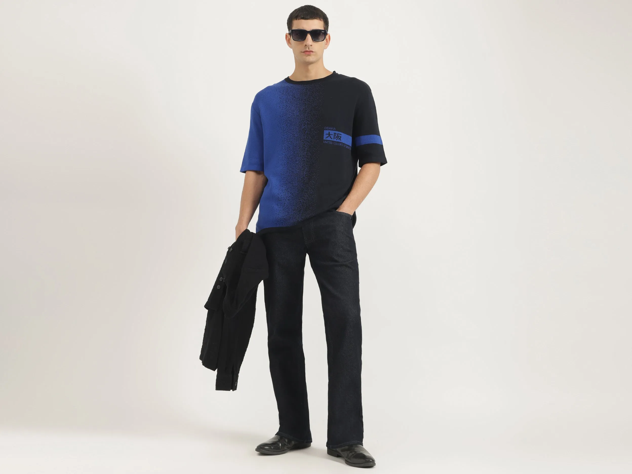 Solid Bootcut Fit Jeans