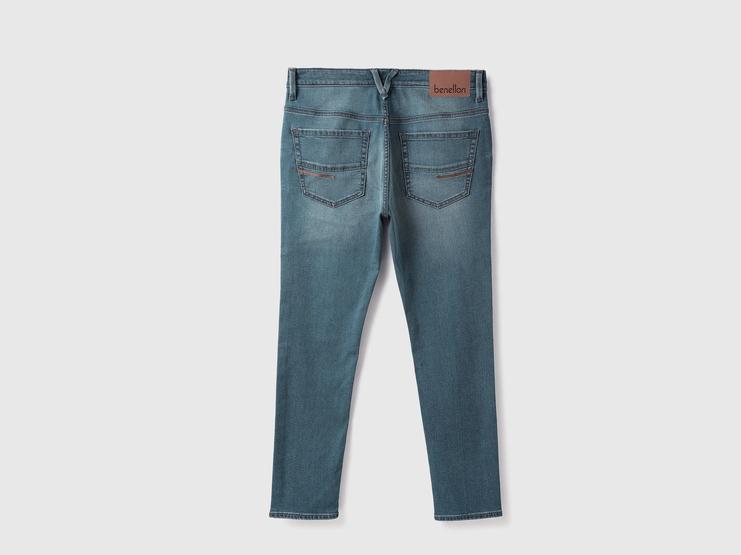 Solid Low Crotch Fit Jeans