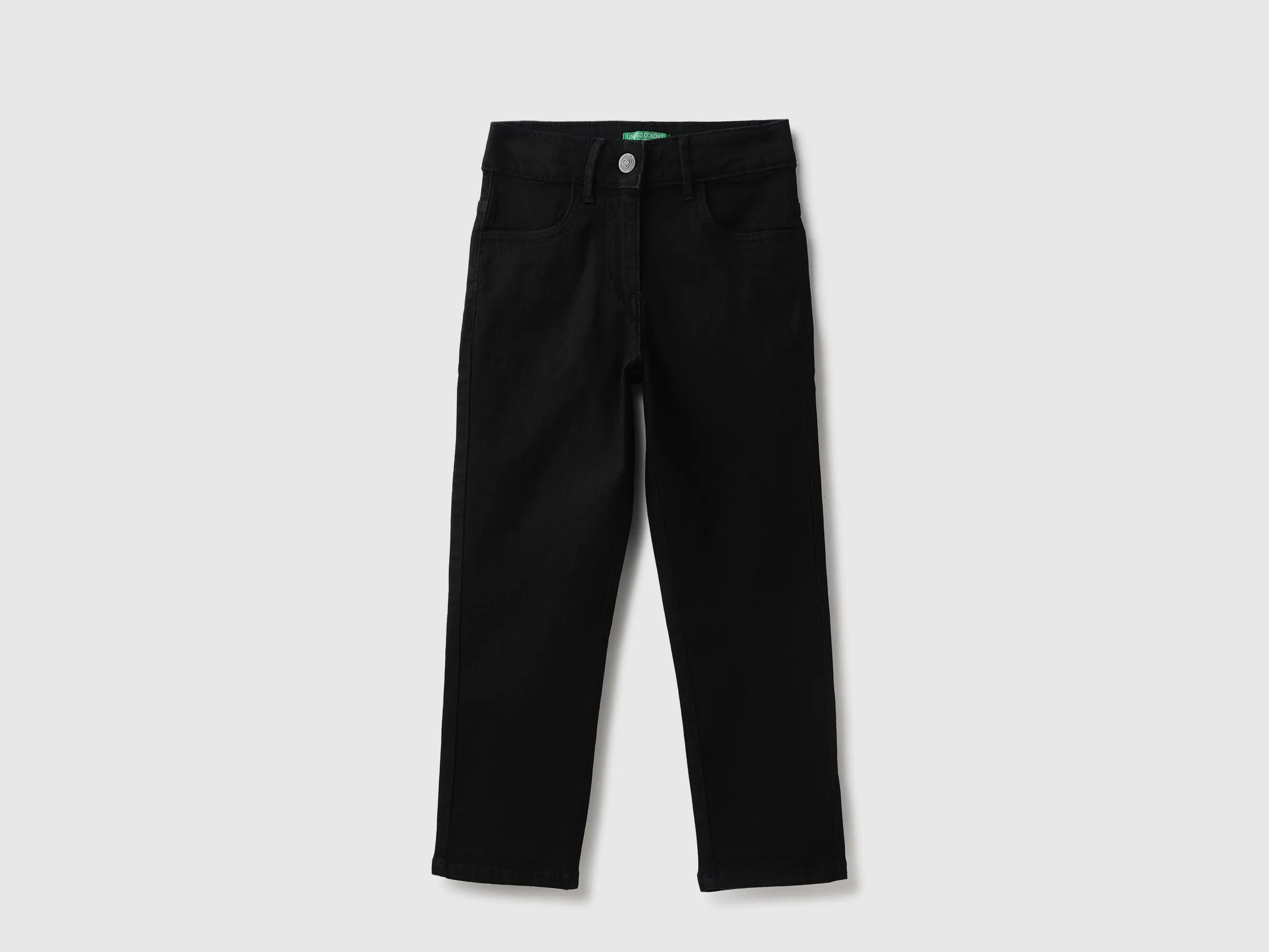 Solid Straight Fit Jeans