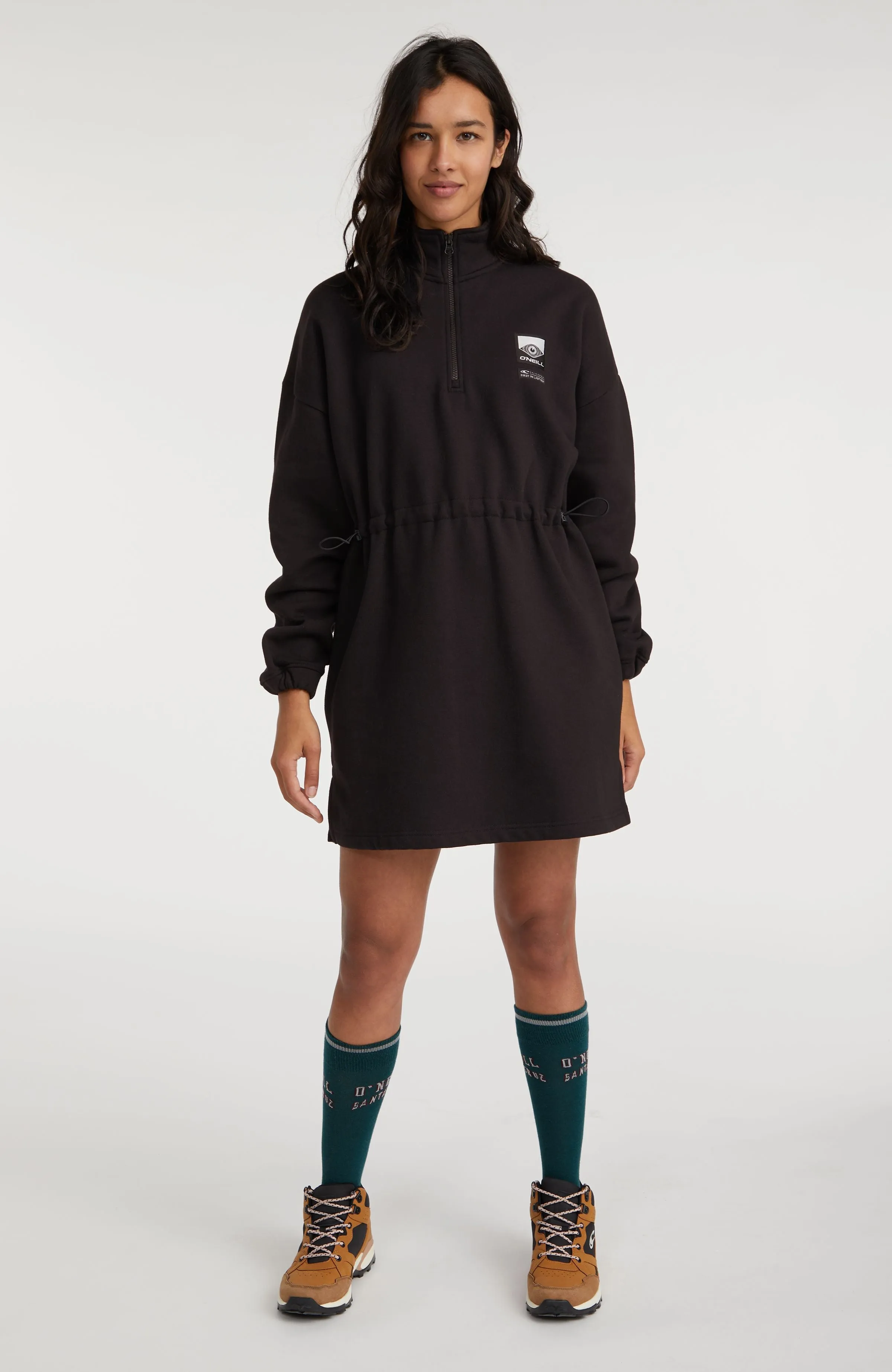 Surf Heroes Sweat Dress | Black Out