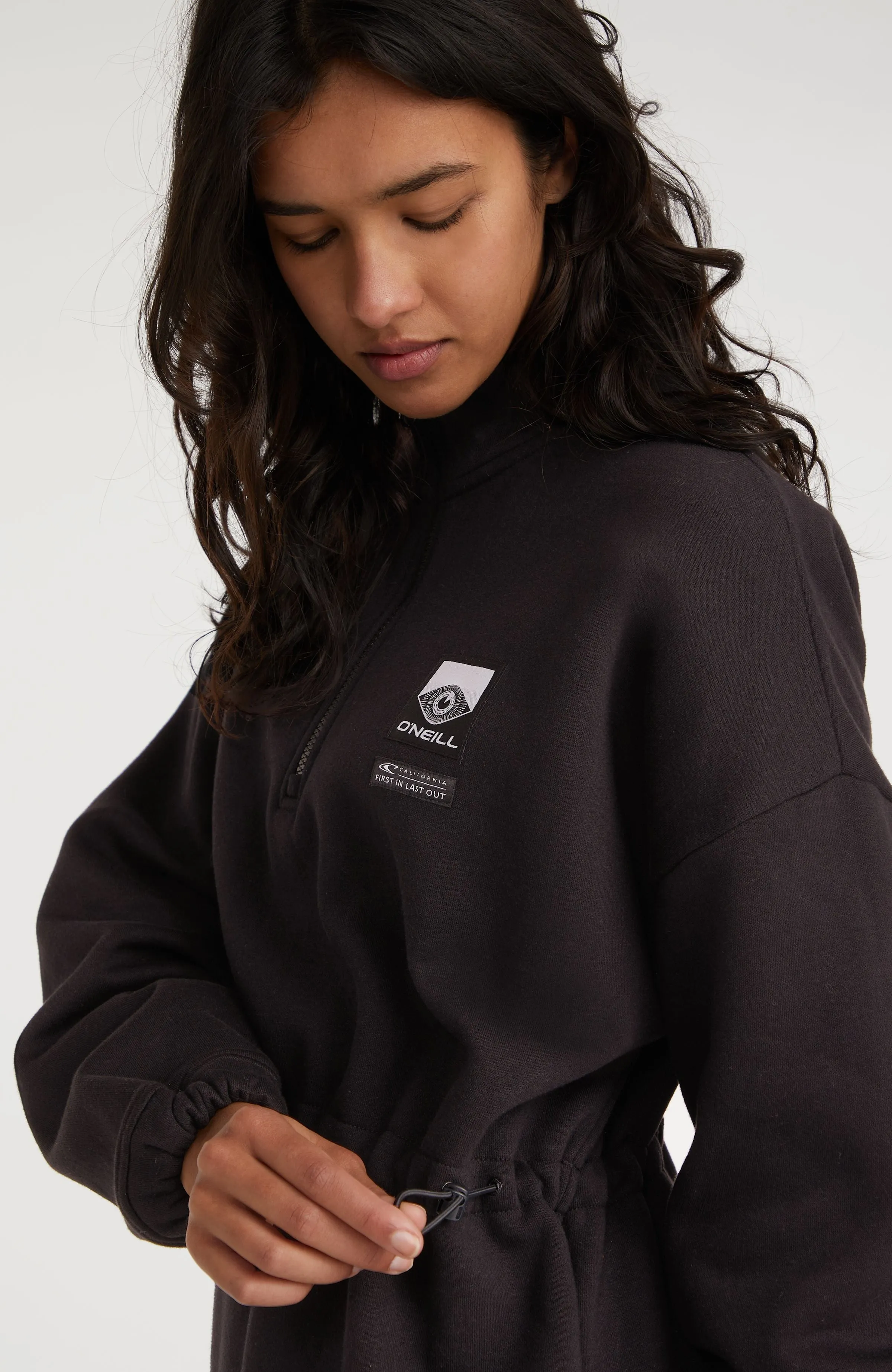 Surf Heroes Sweat Dress | Black Out