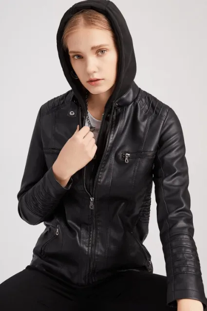Thandie - High Quality Woman's Biker Jacket