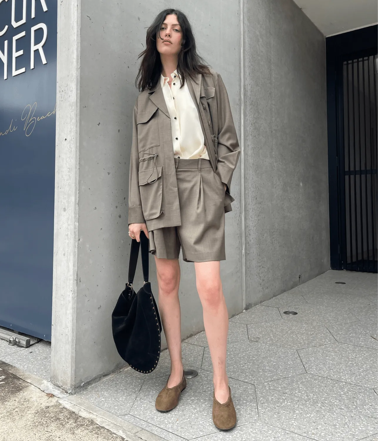 THE BENNETT JACKET - FLAX MELANGE