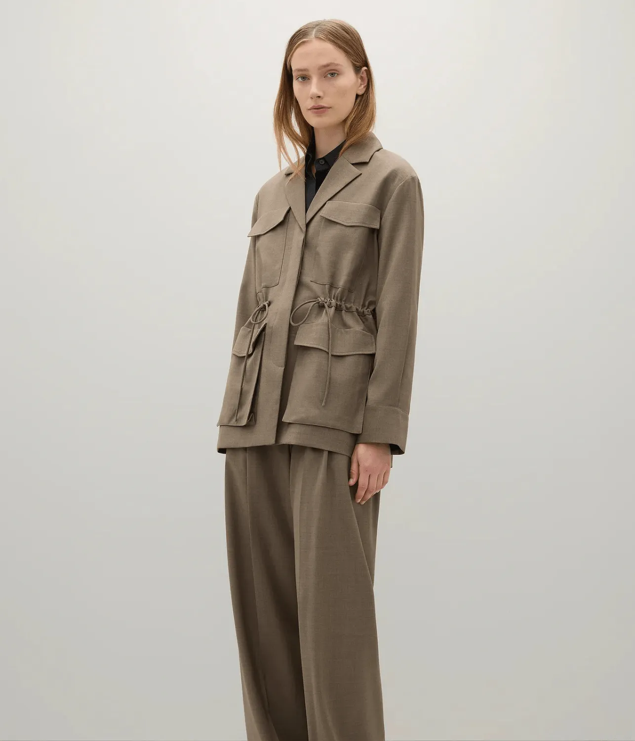 THE BENNETT JACKET - FLAX MELANGE