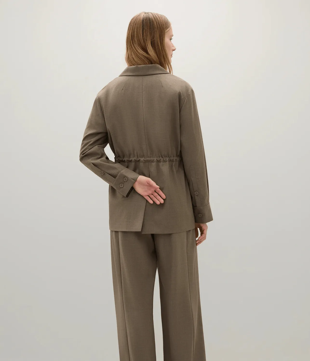 THE BENNETT JACKET - FLAX MELANGE