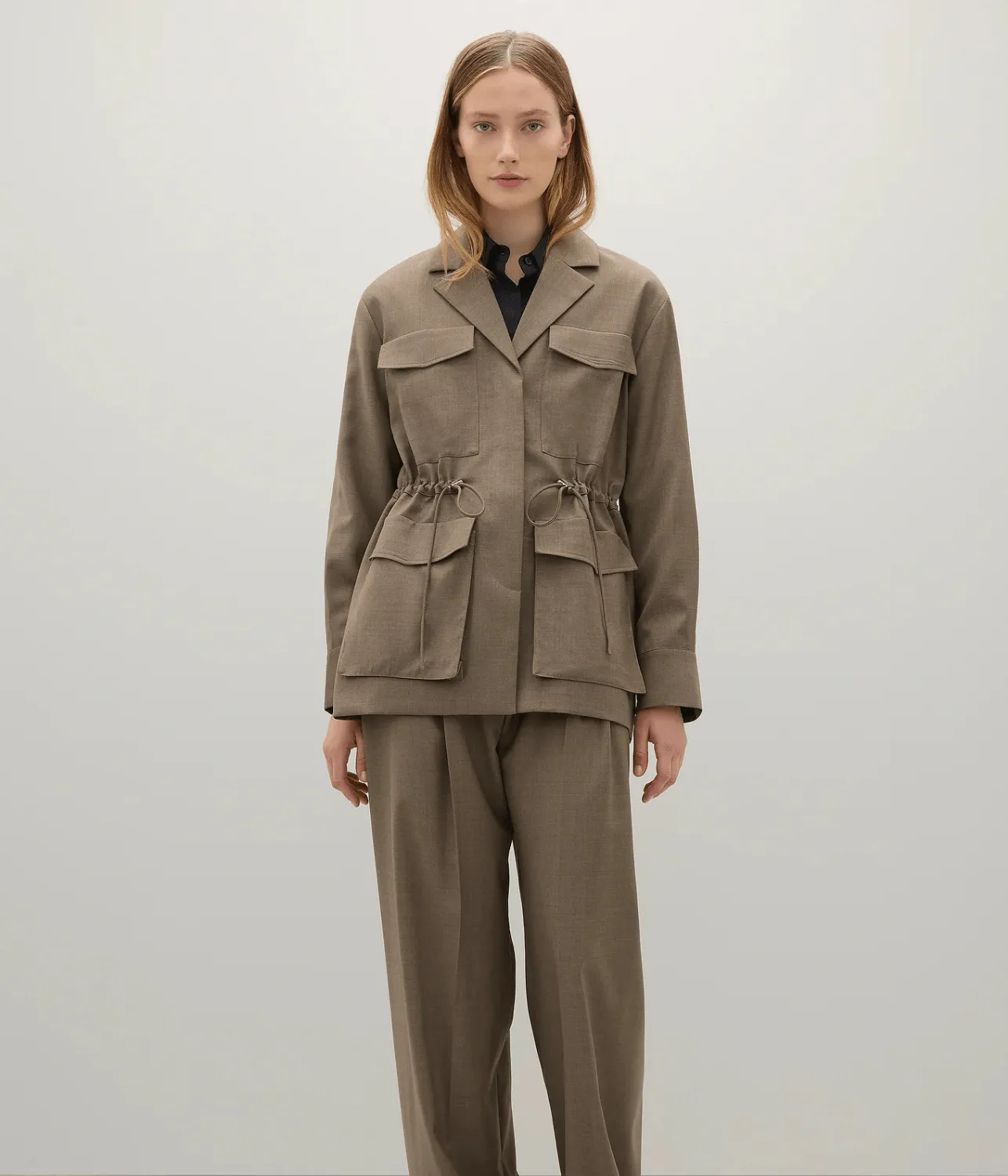 THE BENNETT JACKET - FLAX MELANGE
